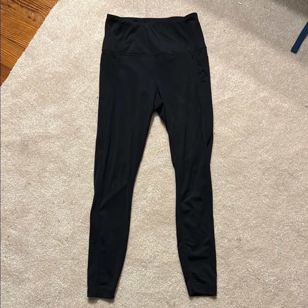 MPG Black High-Waisted Compression Leggings